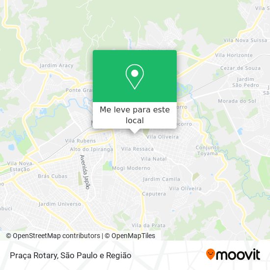 Praça Rotary mapa