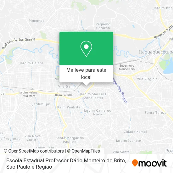 Como chegar até Escola Estadual Professor Dário Monteiro de Brito em ...