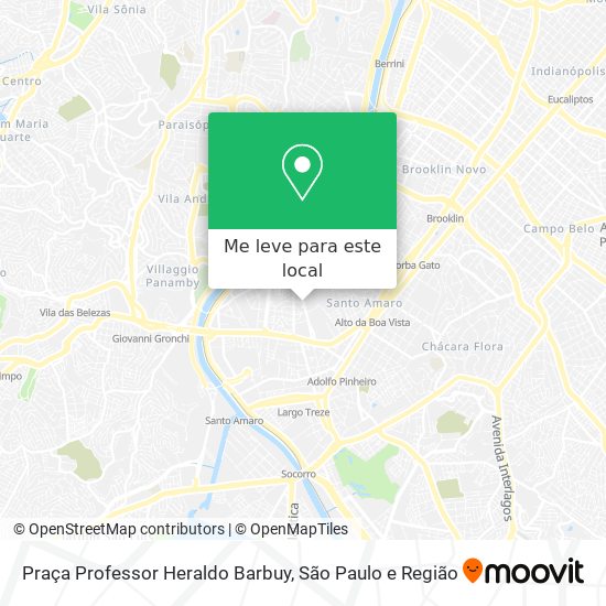 Praça Professor Heraldo Barbuy mapa