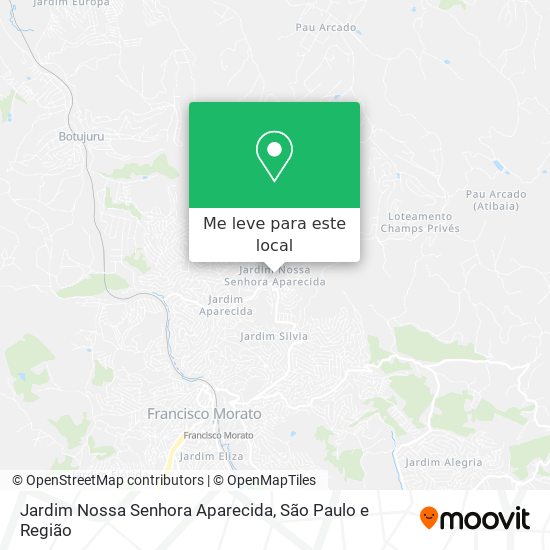 Jardim Nossa Senhora Aparecida mapa