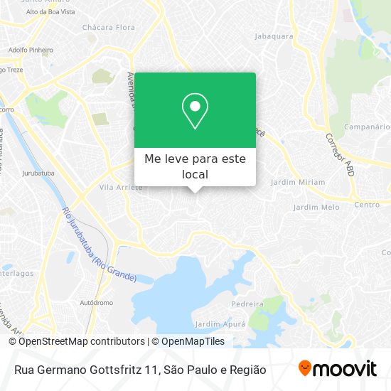 Rua Germano Gottsfritz 11 mapa