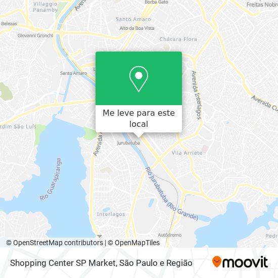 Shopping Center SP Market mapa