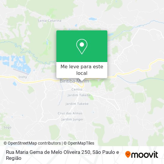 Rua Maria Gema de Melo Oliveira 250 mapa