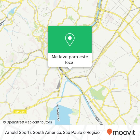 Arnold Sports South America mapa