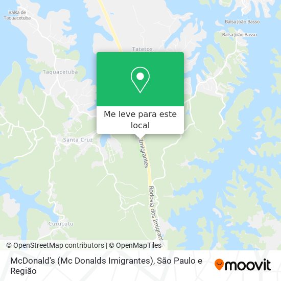 McDonald's (Mc Donalds Imigrantes) mapa