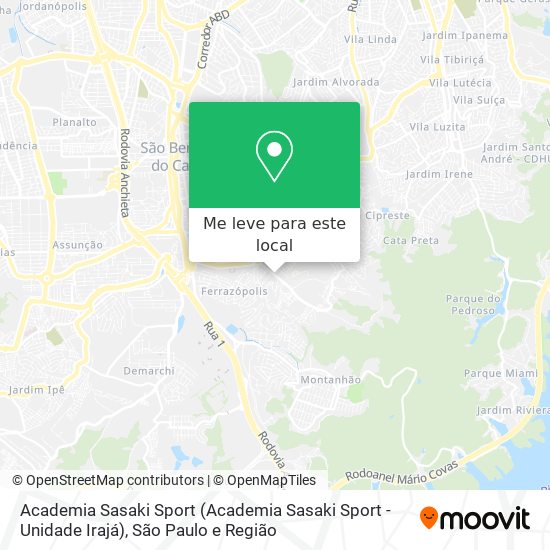 Academia Sasaki Sport (Academia Sasaki Sport - Unidade Irajá) mapa