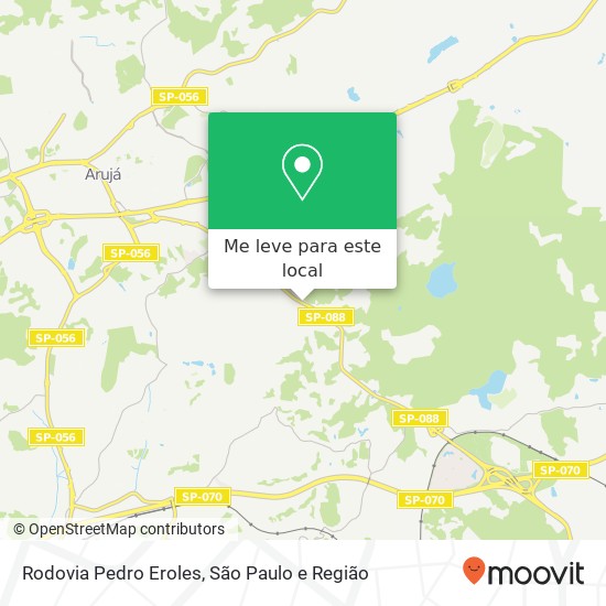 Rodovia Pedro Eroles mapa