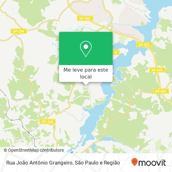 Rua João Antônio Grangeiro mapa