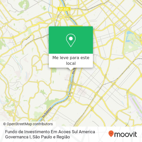 Fundo de Investimento Em Acoes Sul America Governanca I mapa