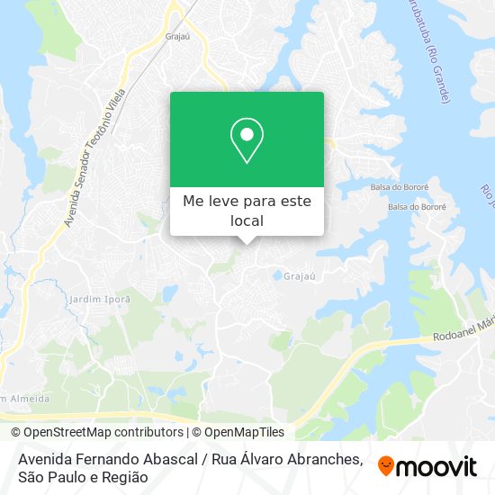 Avenida Fernando Abascal / Rua Álvaro Abranches mapa