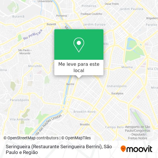 Seringueira (Restaurante Seringueira Berrini) mapa