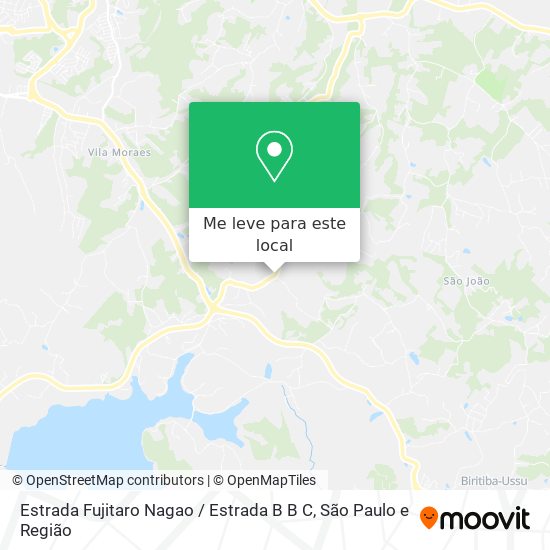 Estrada Fujitaro Nagao / Estrada B B C mapa