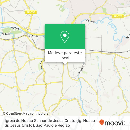 Igreja de Nosso Senhor de Jesus Cristo (Ig. Nosso Sr. Jesus Cristo) mapa