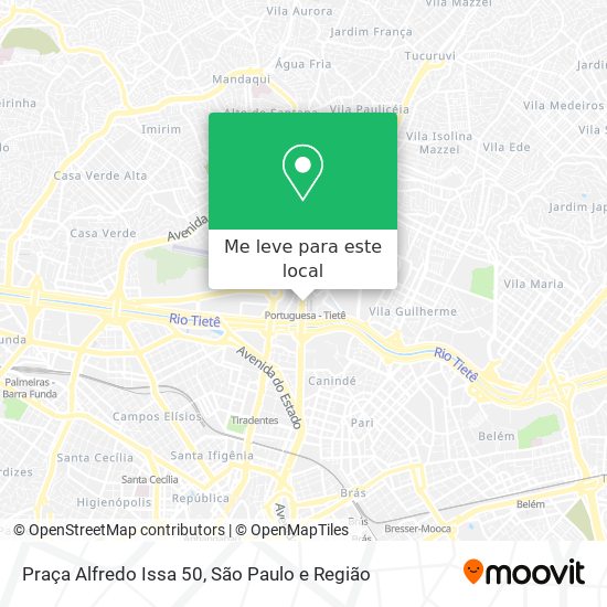 Praça Alfredo Issa 50 mapa
