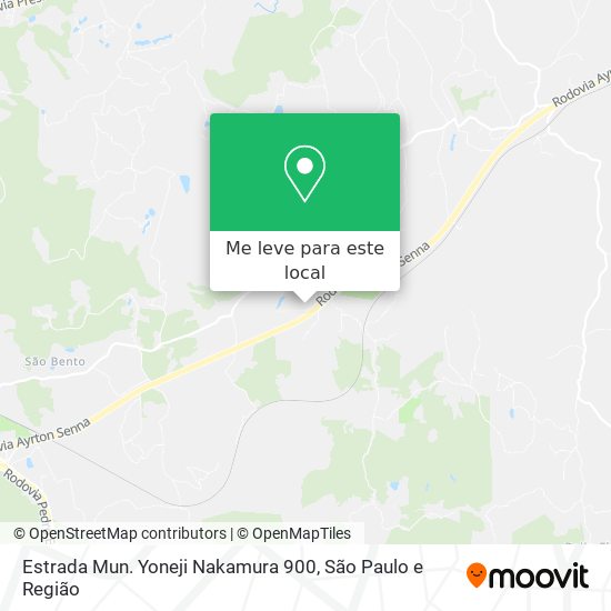 Estrada Mun. Yoneji Nakamura 900 mapa