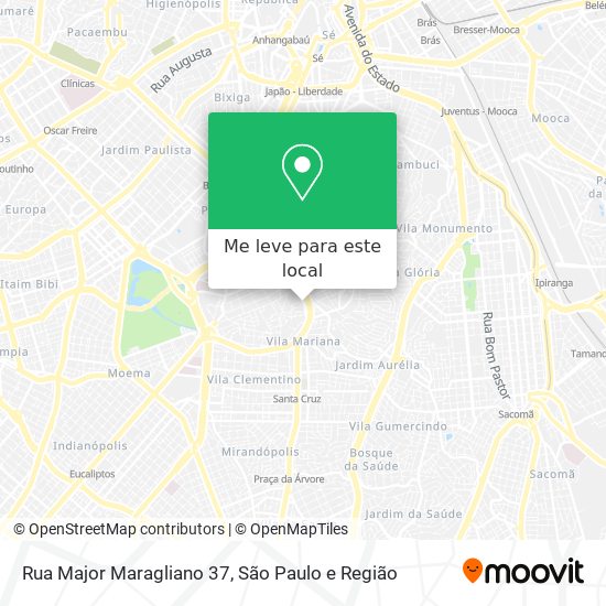 Rua Major Maragliano 37 mapa