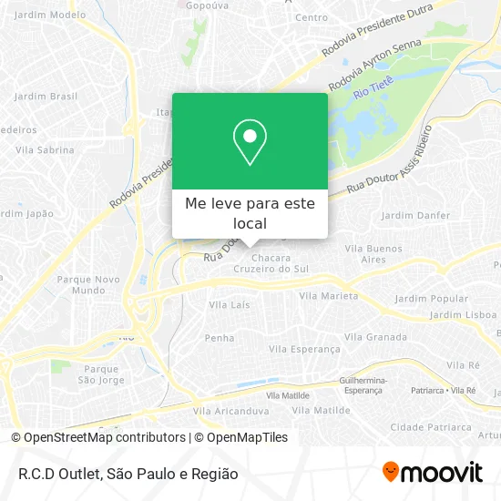 R.C.D Outlet mapa