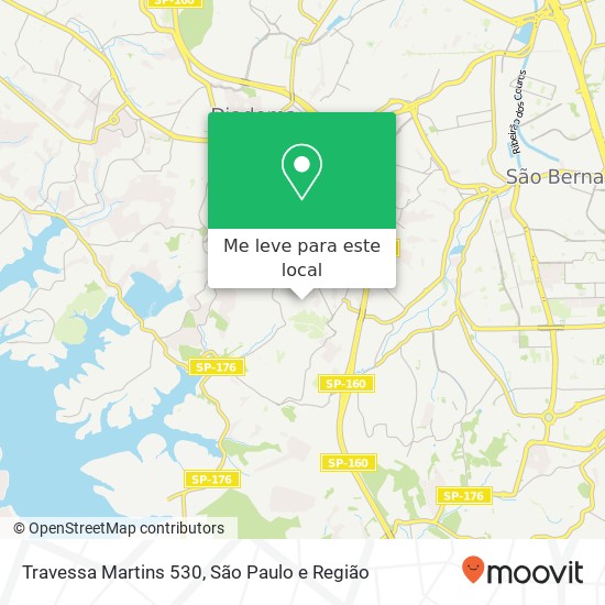 Travessa Martins 530 mapa