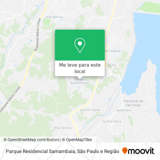 Parque Residencial Samambaia mapa