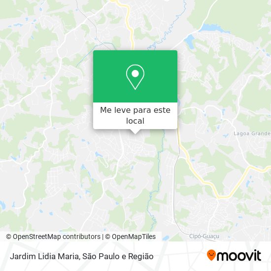Jardim Lidia Maria mapa