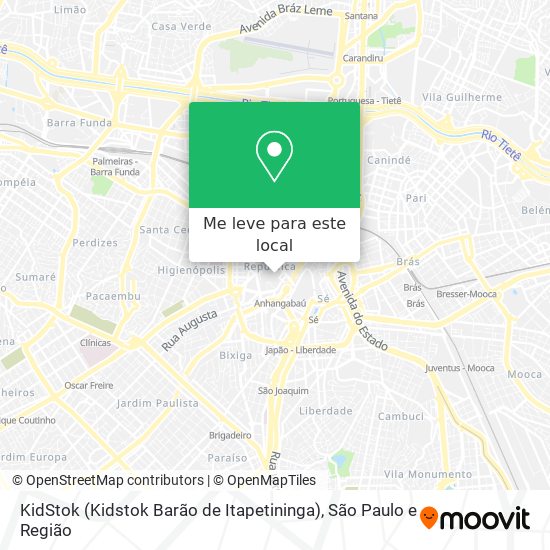 KidStok (Kidstok Barão de Itapetininga) mapa