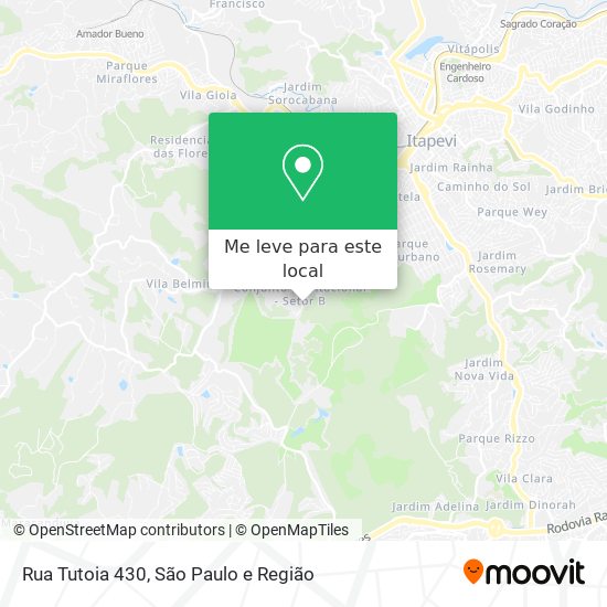 Rua Tutoia 430 mapa