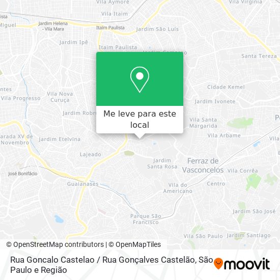 Rua Goncalo Castelao / Rua Gonçalves Castelão mapa