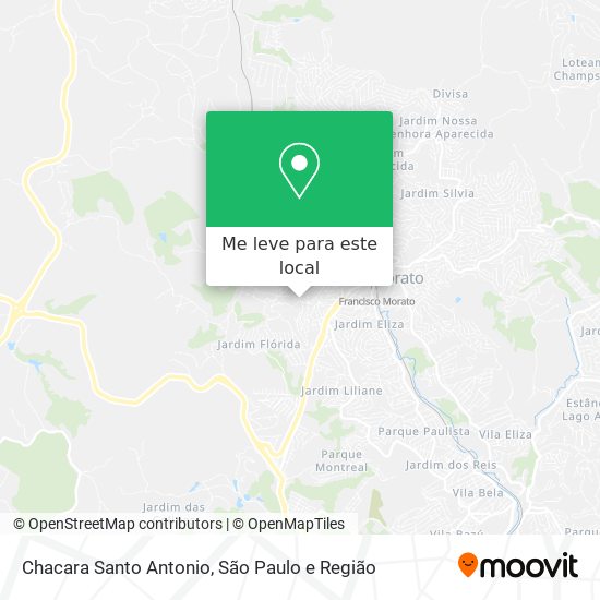 Chacara Santo Antonio mapa