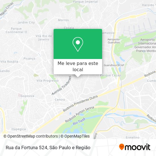 Rua da Fortuna 524 mapa