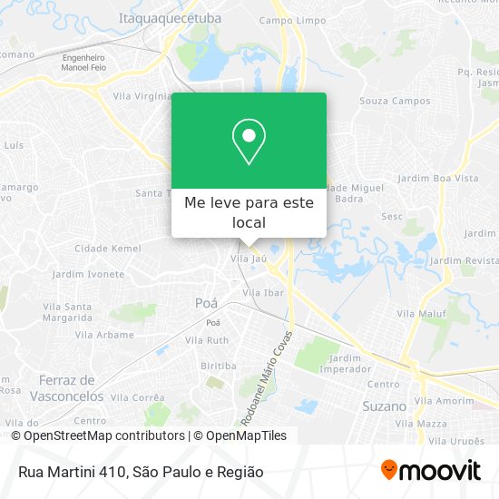Rua Martini 410 mapa