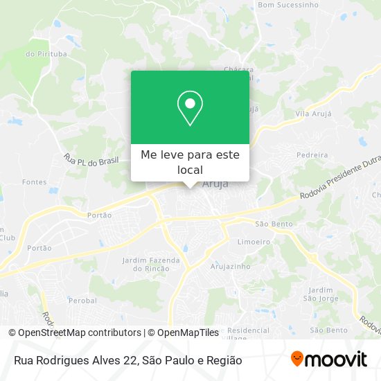 Rua Rodrigues Alves 22 mapa