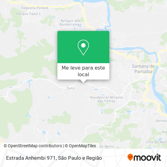 Estrada Anhembi 971 mapa