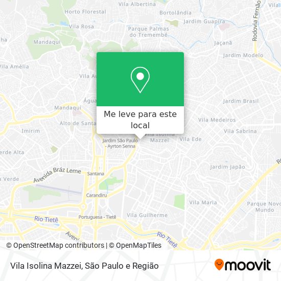 Vila Isolina Mazzei mapa