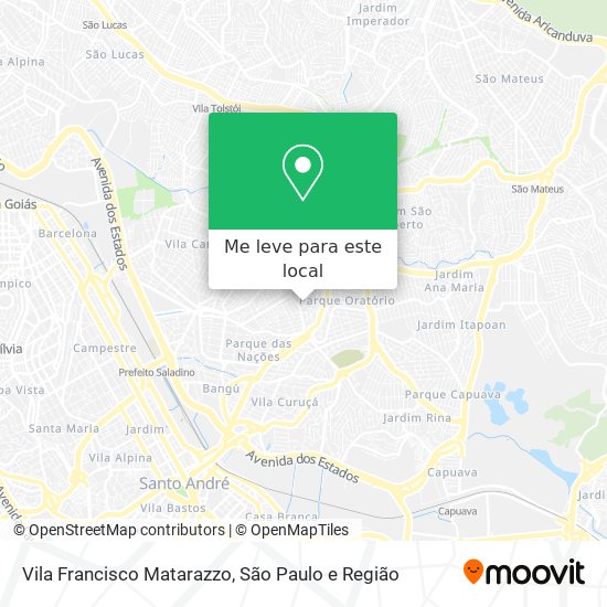 Vila Francisco Matarazzo mapa