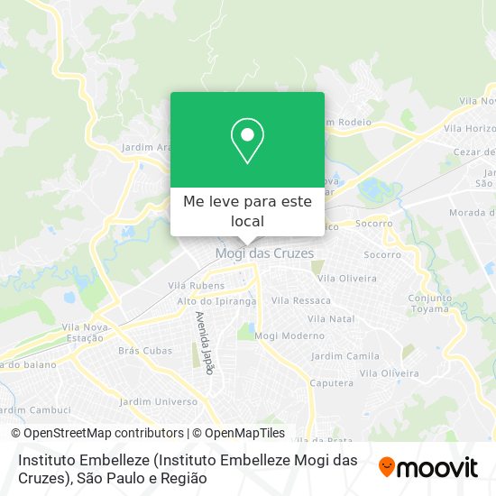 Instituto Embelleze (Instituto Embelleze Mogi das Cruzes) mapa