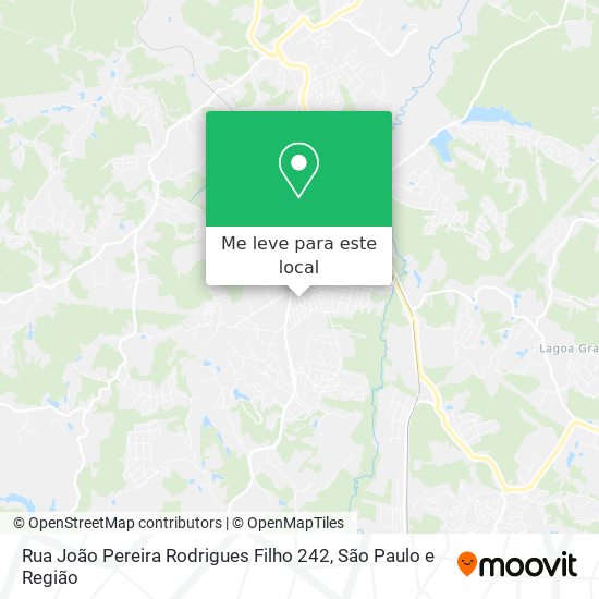 Rua João Pereira Rodrigues Filho 242 mapa