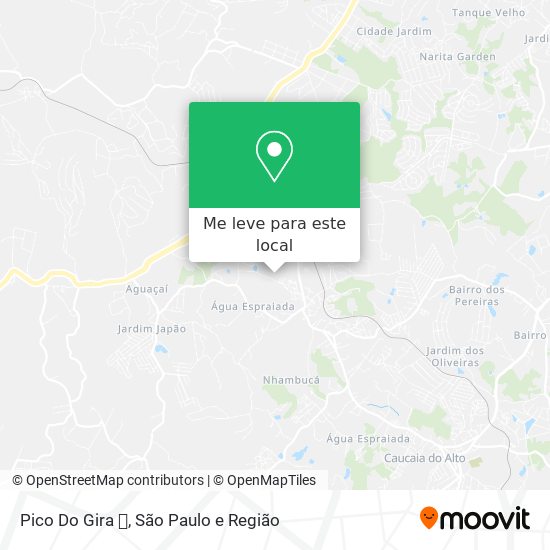 Pico Do Gira 🌻 mapa