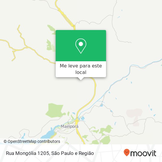 Rua Mongólia 1205 mapa