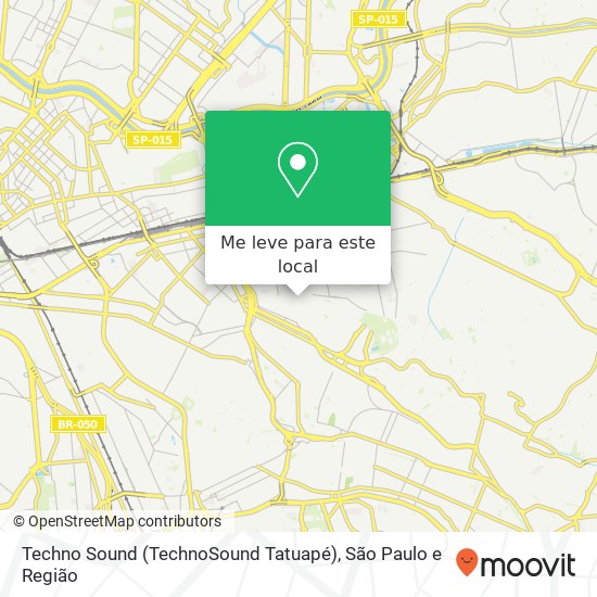 Techno Sound (TechnoSound Tatuapé) mapa