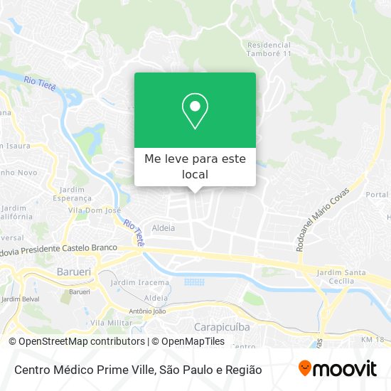 Centro Médico Prime Ville mapa