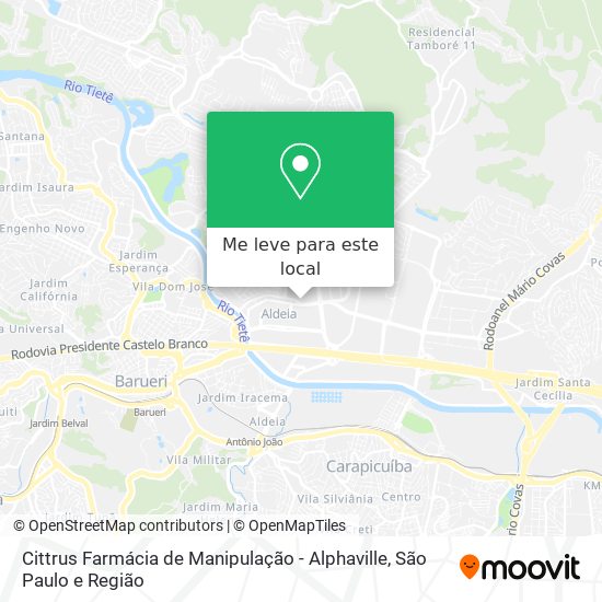 Cittrus Farmácia de Manipulação - Alphaville mapa
