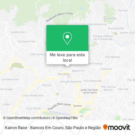Kairon Race - Bancos Em Couro mapa