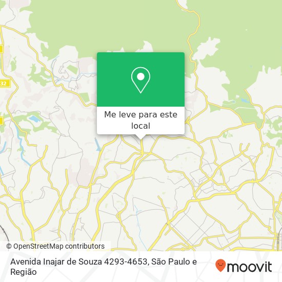 Avenida Inajar de Souza 4293-4653 mapa