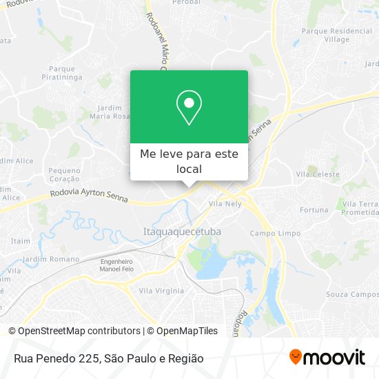 Rua Penedo 225 mapa