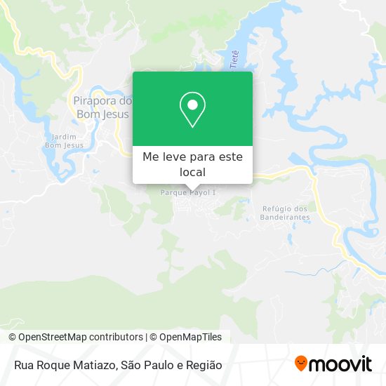 Rua Roque Matiazo mapa