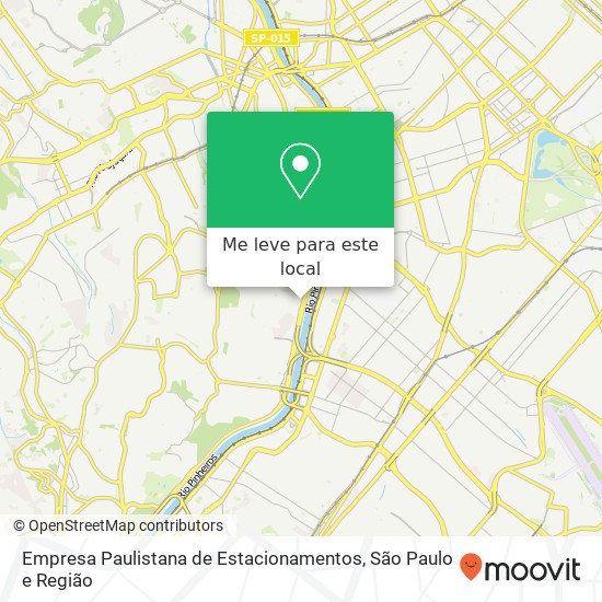 Empresa Paulistana de Estacionamentos mapa