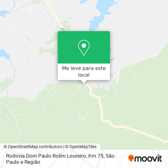 Rodovia Dom Paulo Rolim Loureiro, Km 75 mapa