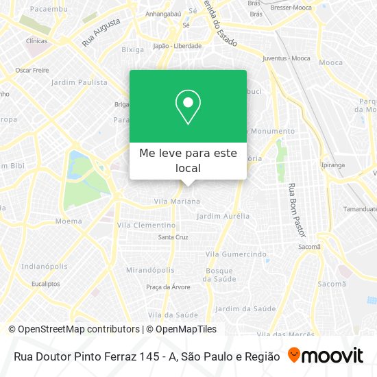 Rua Doutor Pinto Ferraz 145 - A mapa