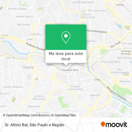 Sr. Altino Bar mapa