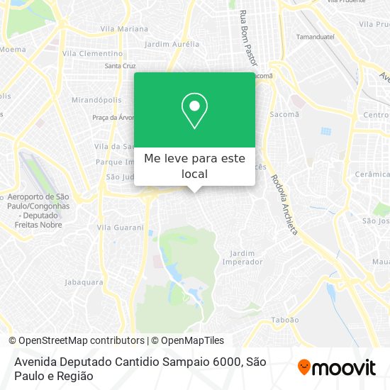 Avenida Deputado Cantidio Sampaio 6000 mapa